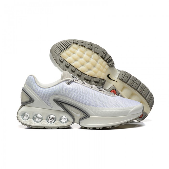 Air Max DN Running Shoes-White/Gray-6324467