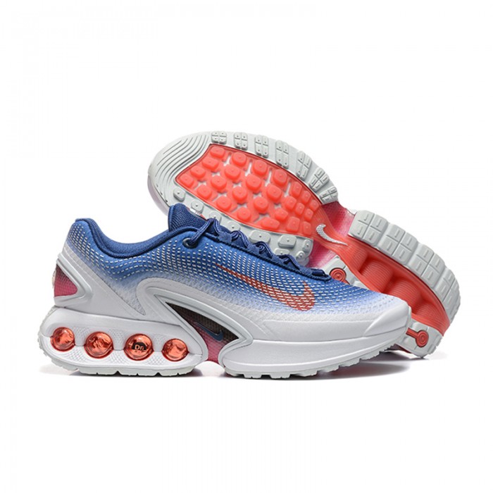 Air Max DN Running Shoes-White/Blue-4091300