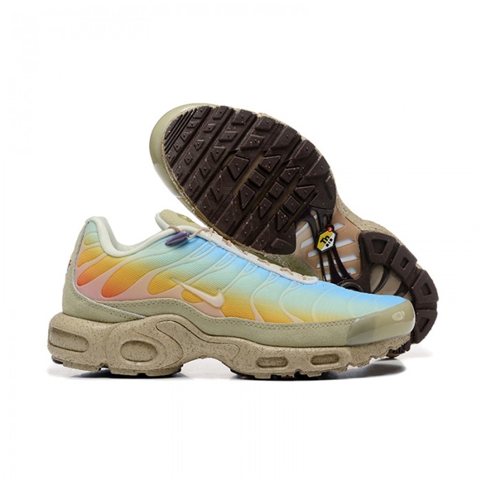 Air Max TN Plus Running Shoes-Khaki/Blue-1559999
