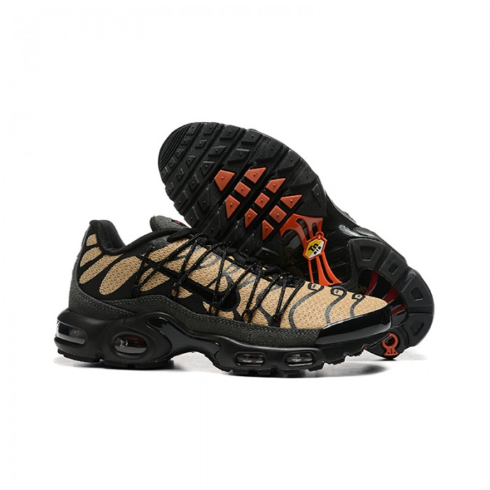 Air Max TN Plus Running Shoes-Black/Khaki-9768054