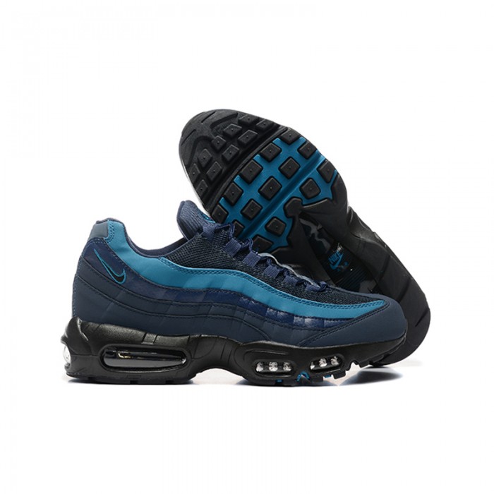 Air Max 95 Running Shoes-Black/Navy Blue-4216423