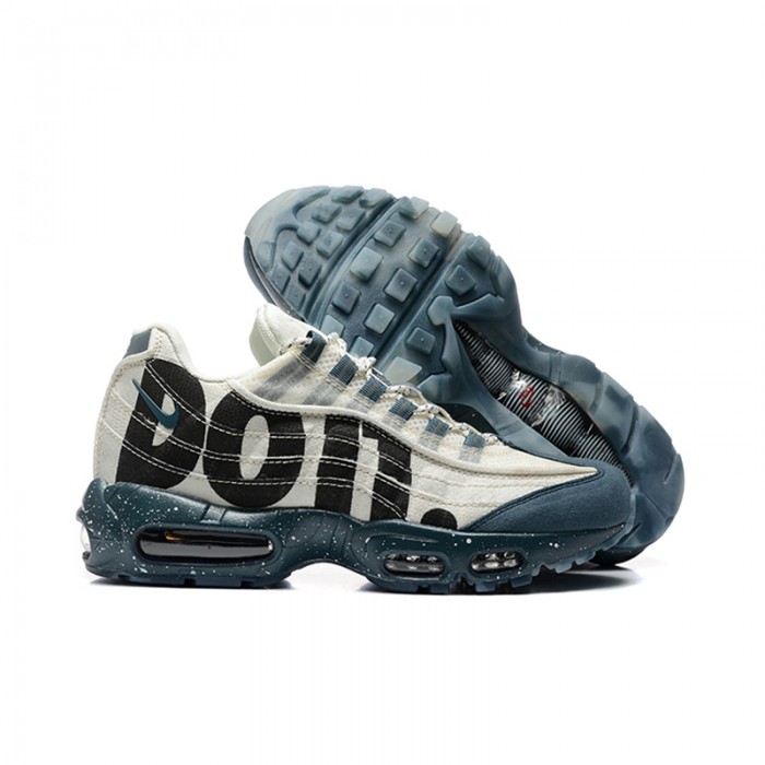 Air Max 95 Running Shoes-White/Blue-3307574