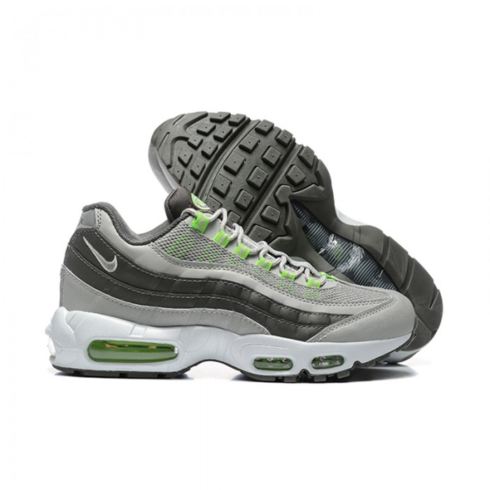 Air Max 95 Running Shoes-Gray/Green-9624290