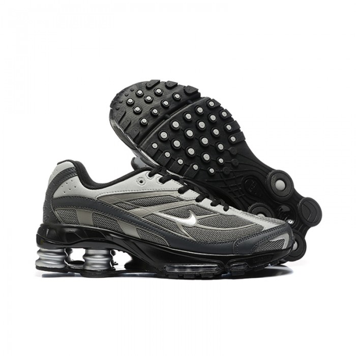 Air Max Shox Ride 2 Running Shoes-Gray/Black-5700808