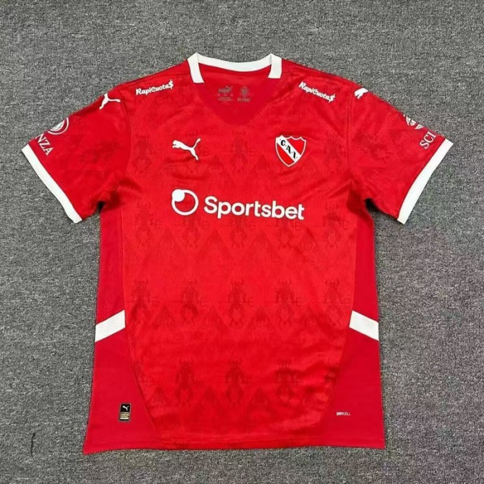 24/25 Independiente Home Red Jersey Version Short Sleeve-1182055