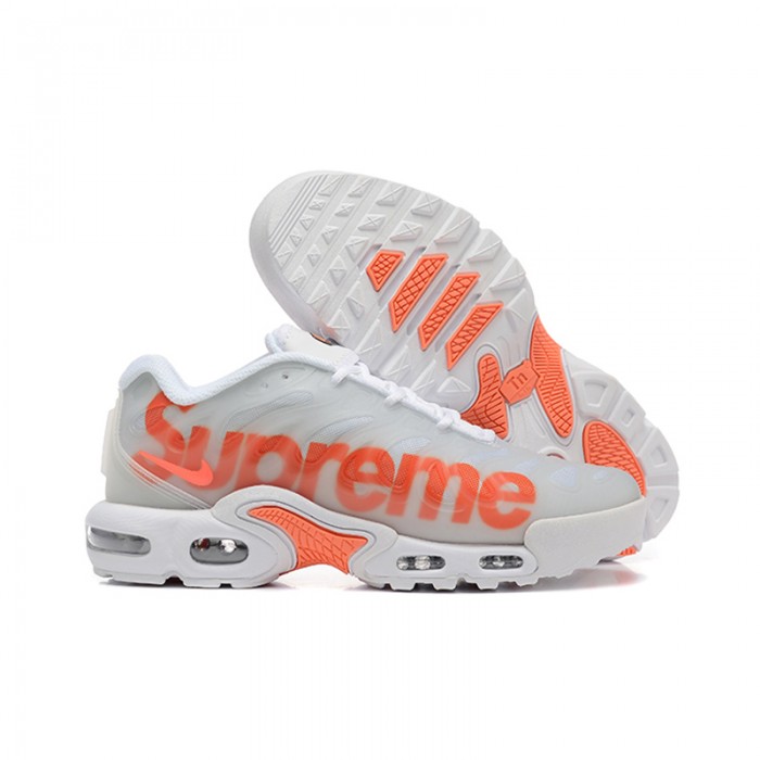 Air Max Plus Drift Running Shoes-White/Orange-1183278