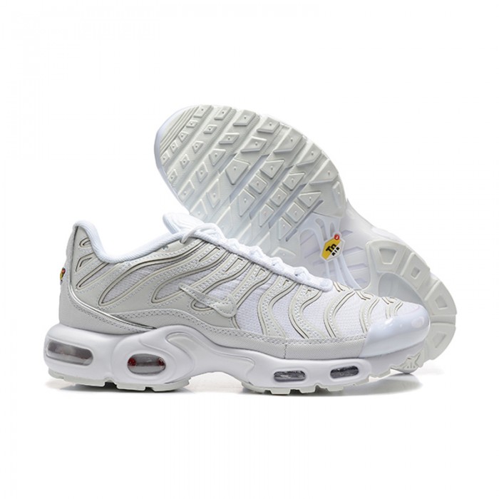 Air Max Plus TN Running Shoes-All White-3757571