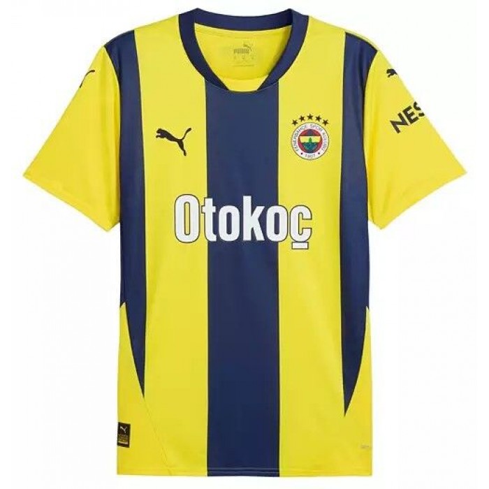 24/25 Fenerbahçe Home Yellow Navy Blue Jersey Kit short sleeve-651654