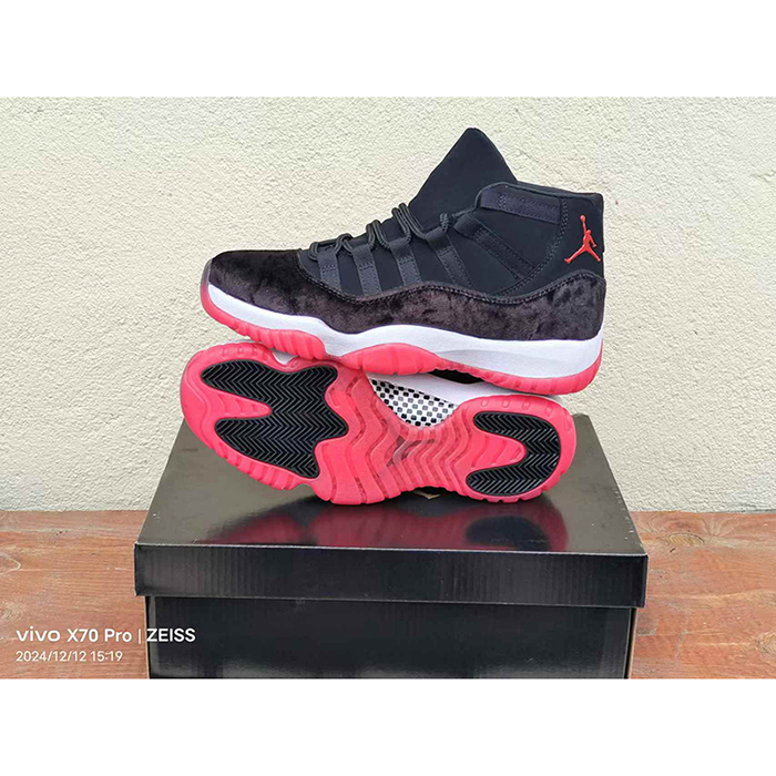 Air Jordan 11 AJ11 High Running Shoes-Black/White-5690475
