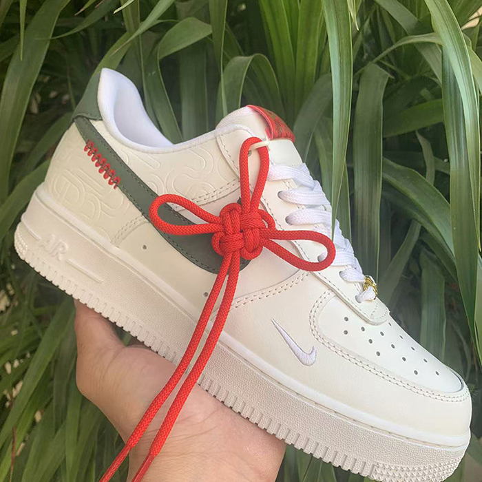 AIR FORCE 1‘07 AF1 Running Shoes-White/Green-1200671