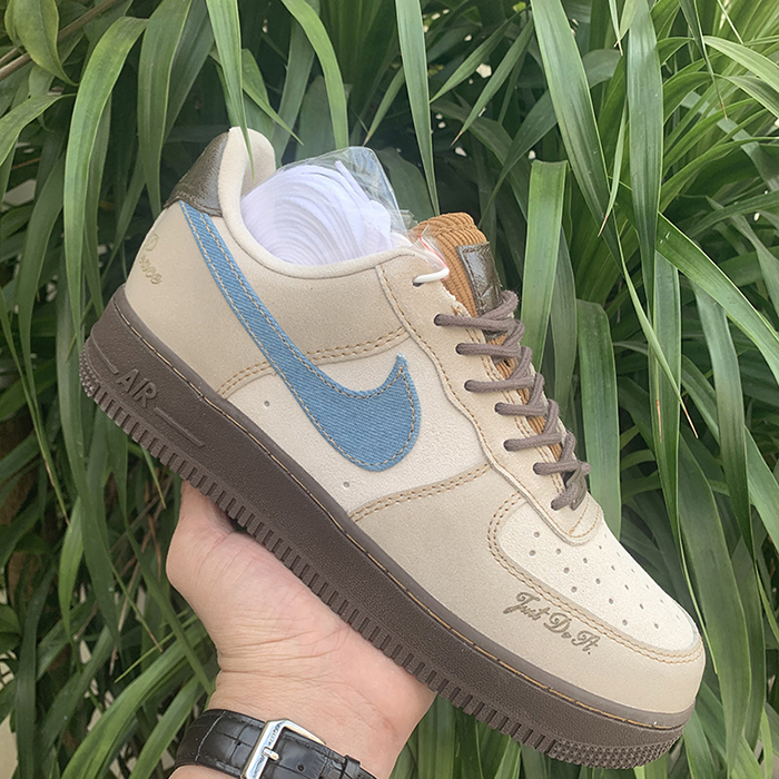 AIR FORCE 1‘07 AF1 Running Shoes-Khkai/Brown-2667342