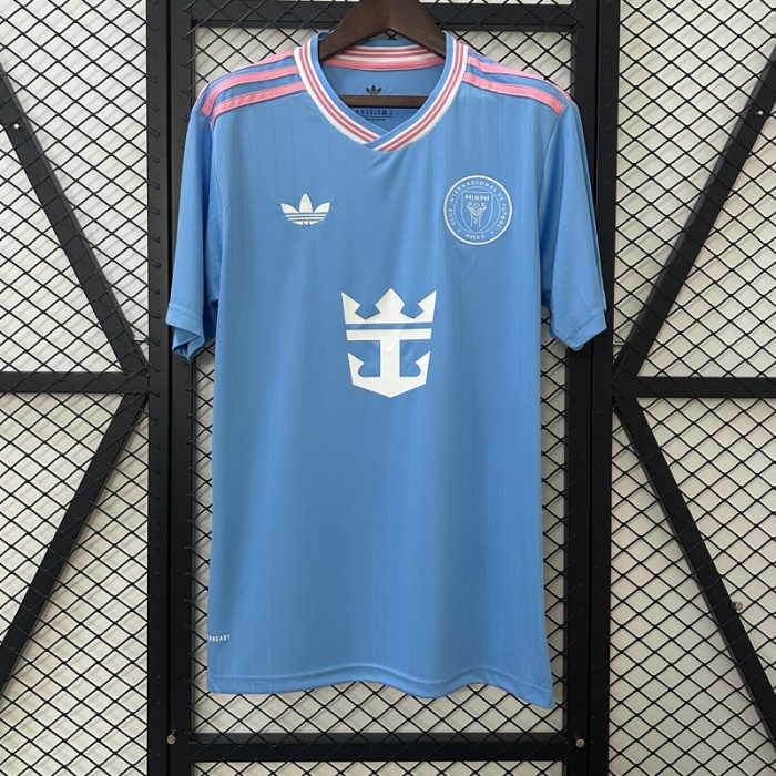 25/26 Miami Third Away Blue Jersey Version Short Sleeve-7832258