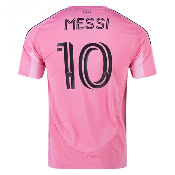 25/26 Miami Home Pink Messi 10 Jersey Version Short Sleeve (Player Version)-3333942