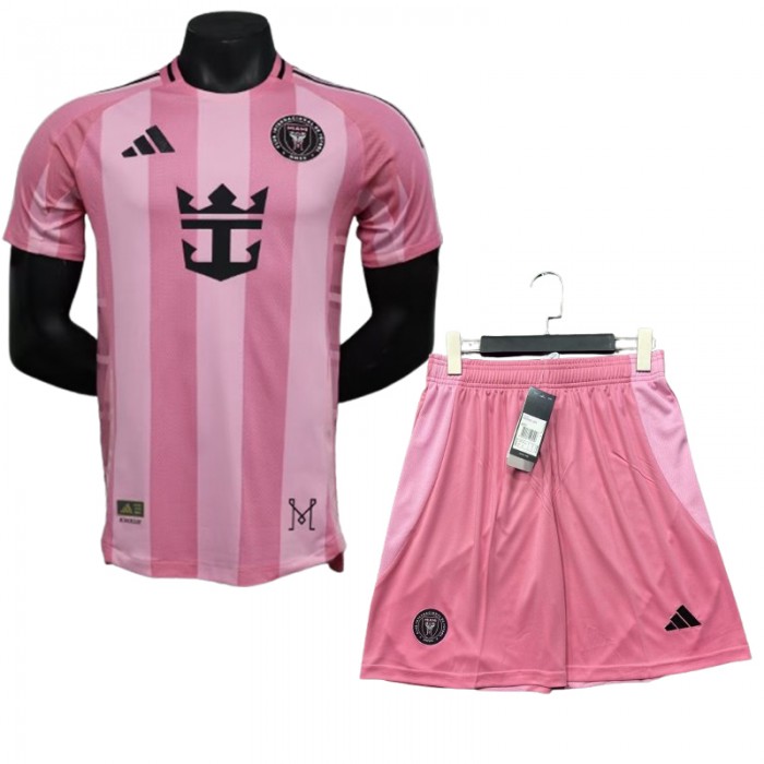 25/26 Miami Home Pink Jersey Version Short Sleeve (Shirt + Short) (Player Version)-8394935