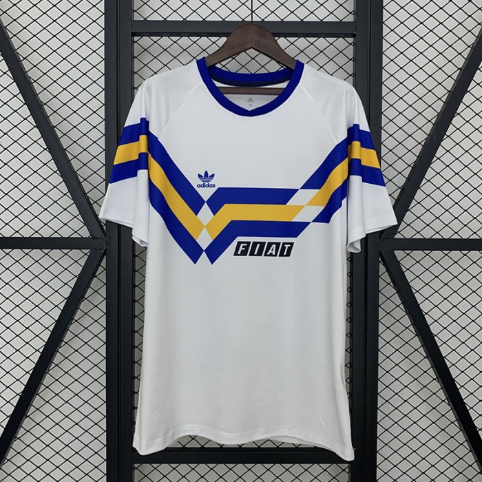 Retro 90/91 Boca Juniors Away White Jersey Version Short Sleeve-2049457
