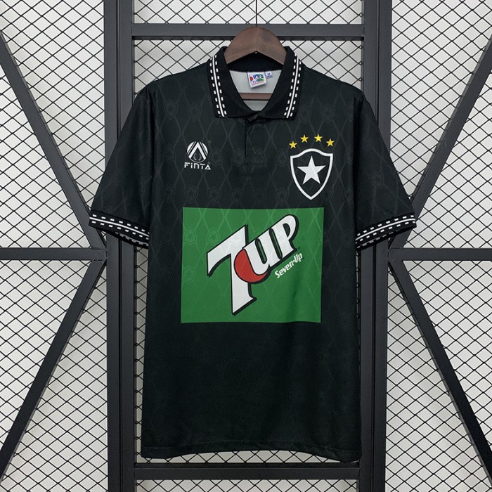 Retro 1995 Botafogo Away Black Jersey Version Short Sleeve-6329128