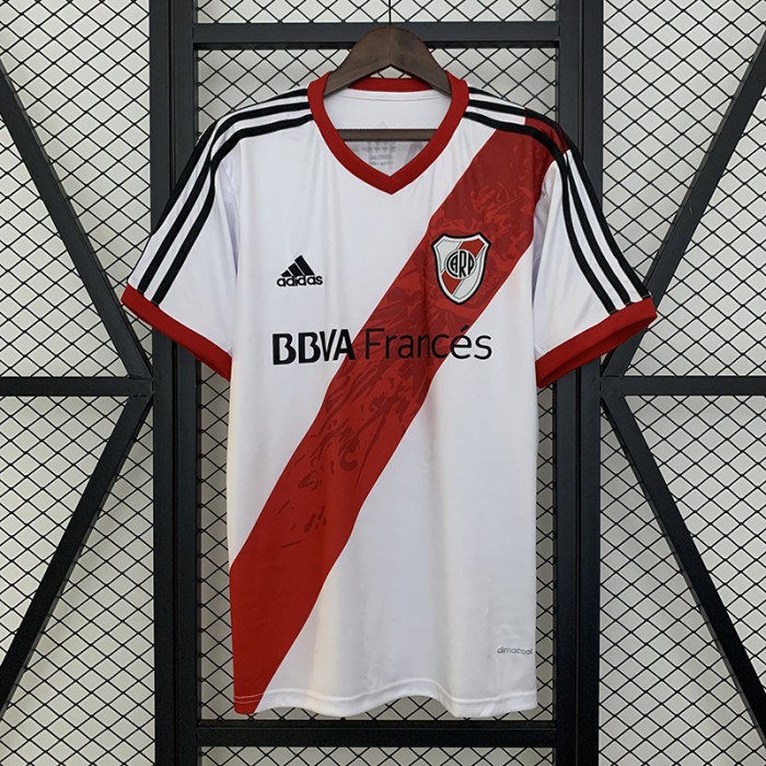 Retro 13/14 Club Atletico River Plate Home White Red Jersey Version Short Sleeve-3448899