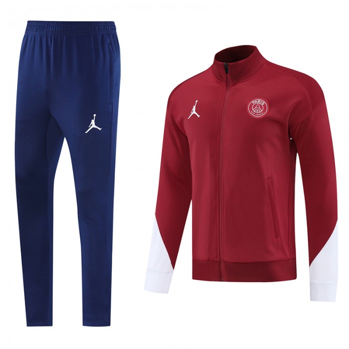 25/26 Paris Saint-Germain PSG Wine Red Edition Classic Jacket Training Suit (Top+Pant)-6822141