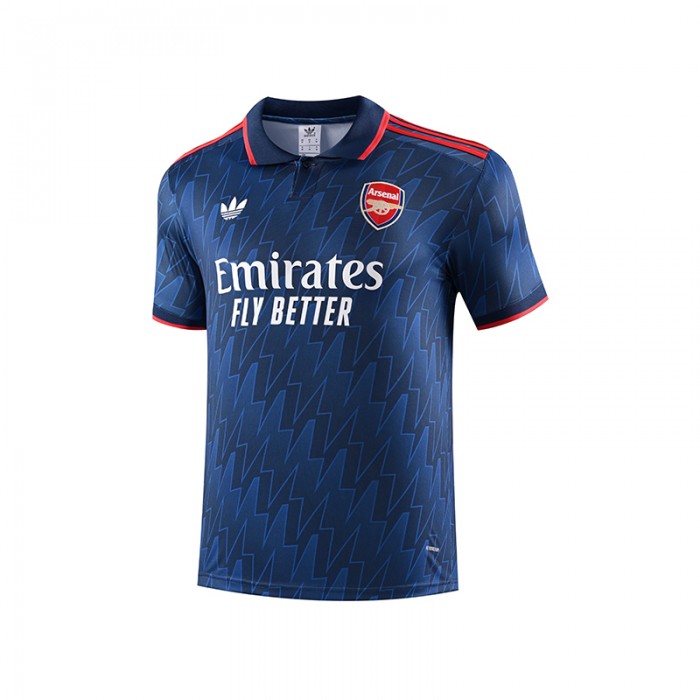 25/26 Arsenal Navy Blue Training POLO Jersey Short Sleeve-1206060