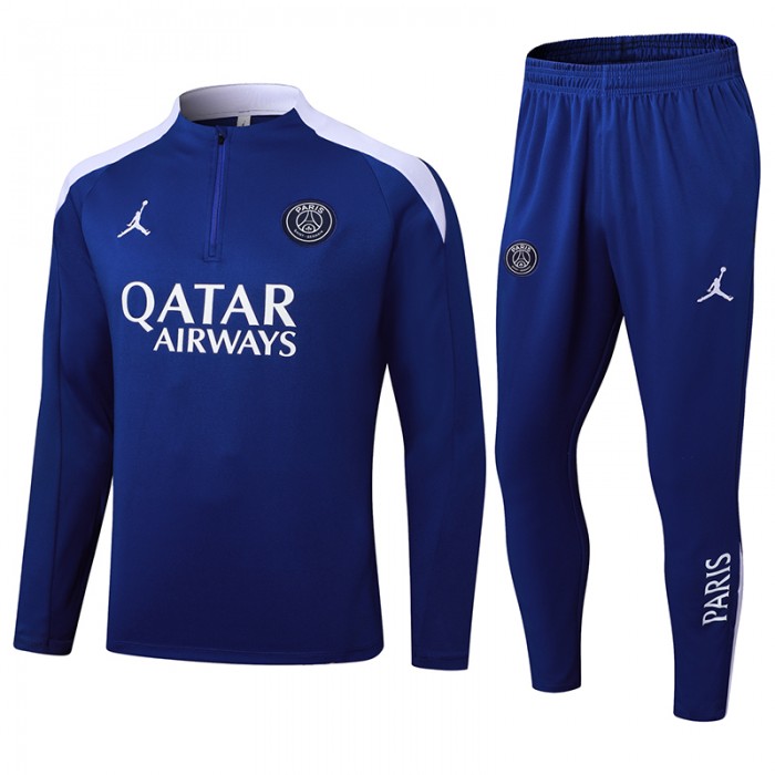 25/26 Paris Saint-Germain PSG Navy Blue Edition Classic Jacket Training Suit (Top+Pant)-1642135