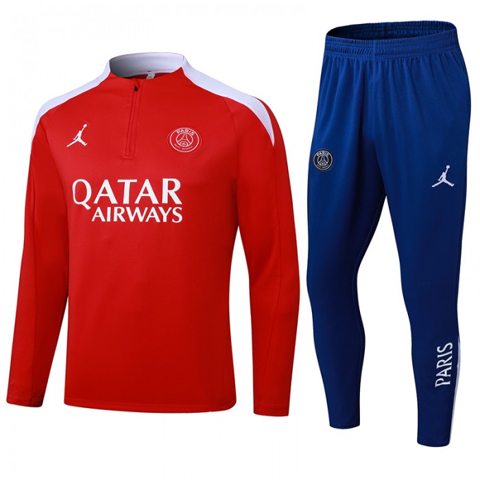 25/26 Paris Saint-Germain PSG Red Edition Classic Jacket Training Suit (Top+Pant)-2448384