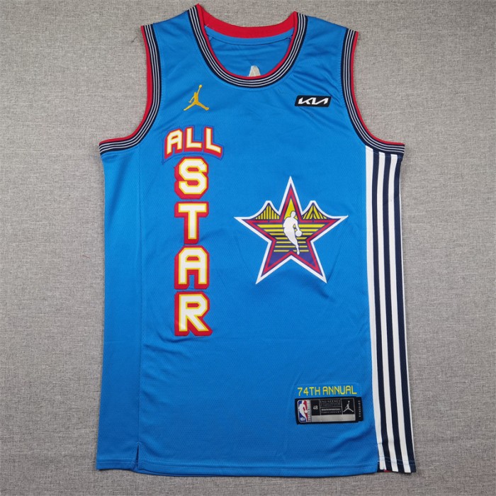 All-star PHOENIX SUNS DURANT #35 Blue NBA Jersey-7726613