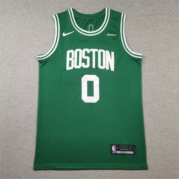 Boston Celtics TATUM #0 Green NBA Jersey-8459519