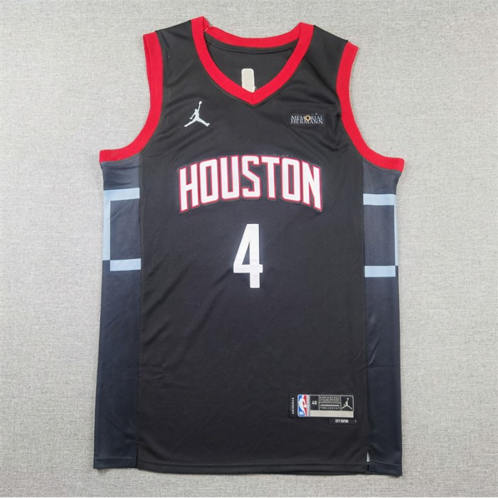 Houston Rockets GREEN #4 Black NBA Jersey-7946627