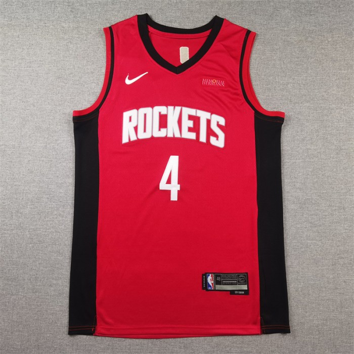 Houston Rockets GREEN #4 Red NBA Jersey-9876585