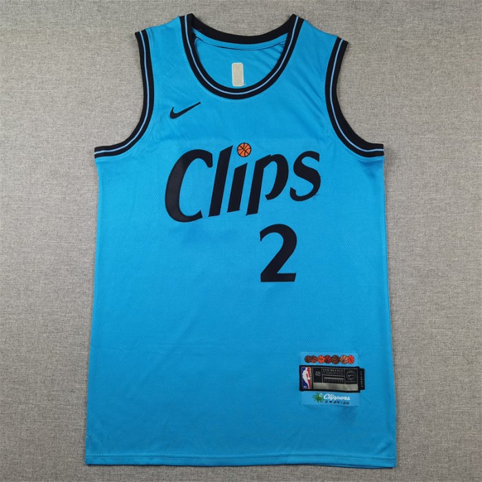2025 LA Clippers LEONARD #2 Blue NBA Jersey-8731355