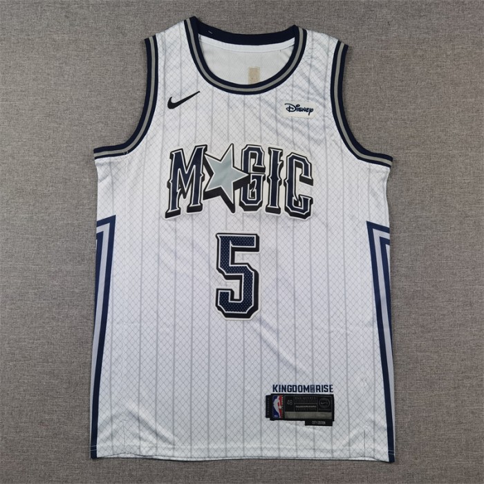 2025 Magic BANCHERO #5 White City Edition NBA Jersey-5355659