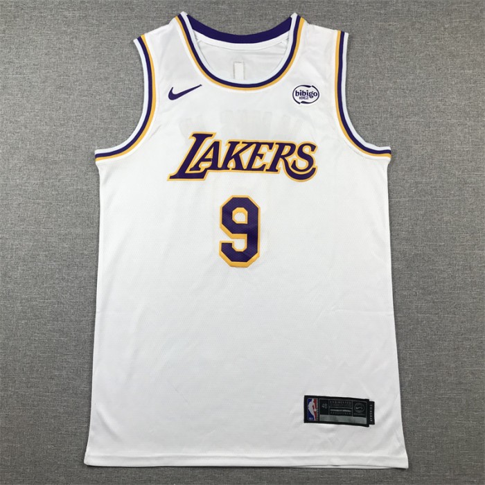 Los Angeles Lakers JAMES JR #9 White NBA Jersey-6187150