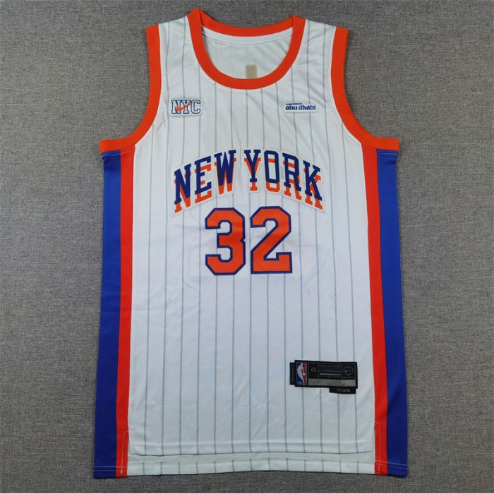2025 New York Knicks TOWNS #32 White City Edition NBA Jersey-1980919