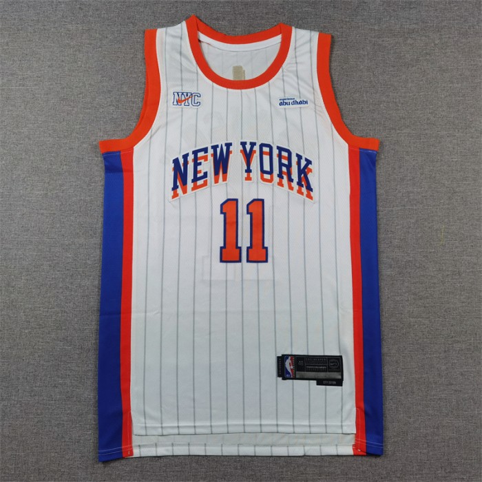 2025 New York Knicks BRUNSON #11 White City Edition NBA Jersey-5162892