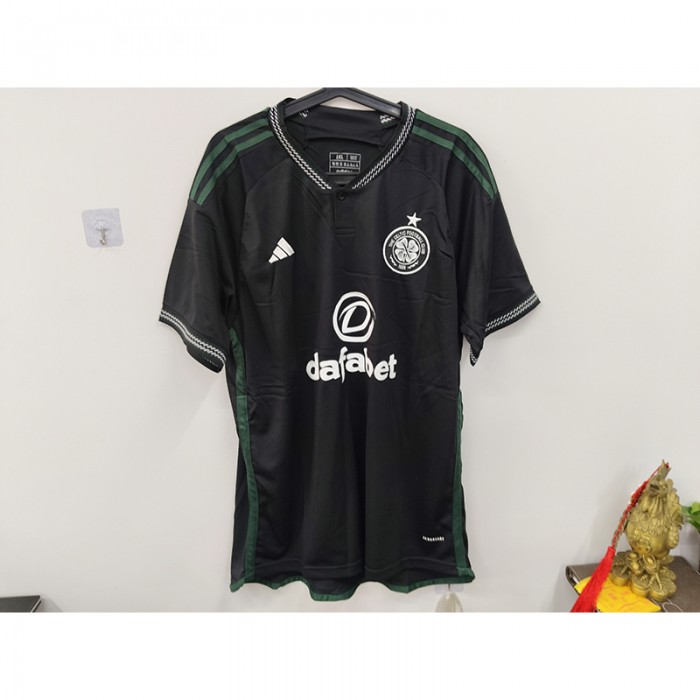 STOCK CLEARANCE [SIZE XXL] 23/24 Celtics Black Jersey Kit short sleeve-8675515