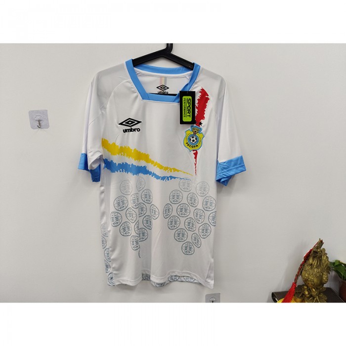 STOCK CLEARANCE [SIZE M] 2024 Democratic Republic of the Congo Away White Jersey Kit short sleeve-1595387