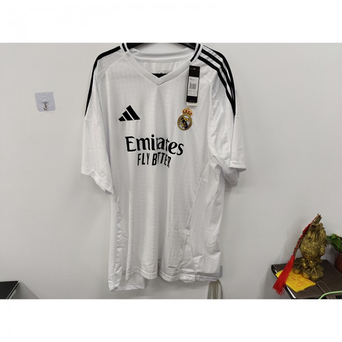 STOCK CLEARANCE [SIZE 3XL] 24/25 Real Madrid Home White Jersey Kit short sleeve-6537201
