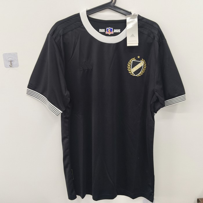 STOCK CLEARANCE [SIZE XL] Colo Colo Black Jersey Kit short sleeve-4470877