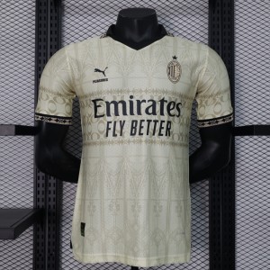 23/24 AC Milan Beige Khkai Jersey Kit short sleeve (Player Version)-152773