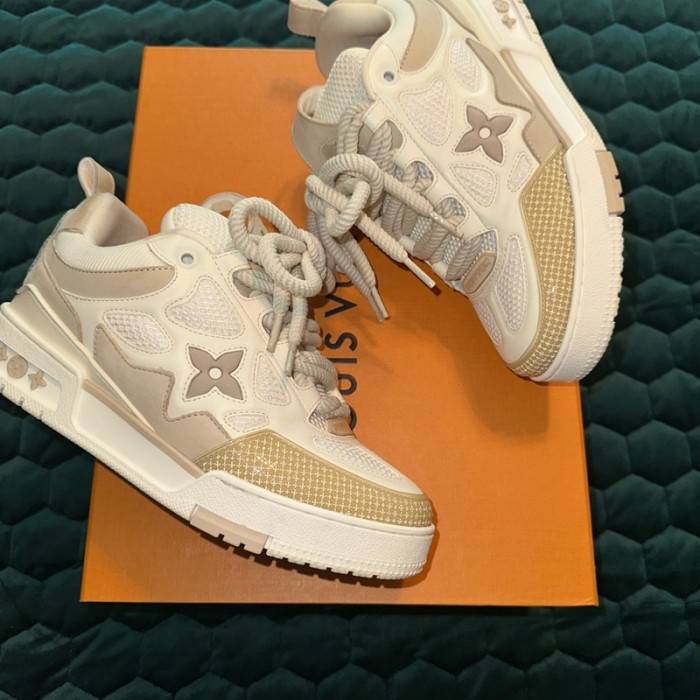 Sneakers Skate Line Sneakers Beige Running Shoes-Beige-8251642