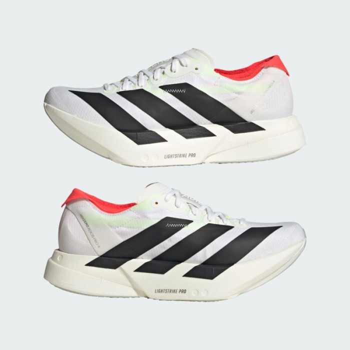 Adizero Adios Pro 4 Running Shoes-White/Black-4610124