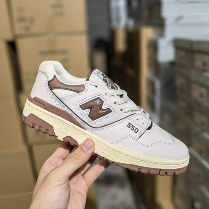 New Balance 550 Running Shoes-Khaki/Brown-8614421