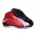 Hypervenom Phantom III DF FG Soccer Shoes-Red/White-826230