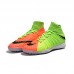 Hypervenom Phantom III DF TF Soccer Shoes-Red/Green-6518646