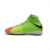 Hypervenom Phantom III DF TF Soccer Shoes-Red/Green-6518646