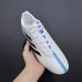 F50+ FG Soccer Shoes-White/Blue-274134