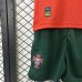 2025 kids Portugal Home Red Kids Jersey Kit Short Sleeve (Shirt + Short)-1588047