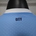 25/26 Manchester City Home Blue White Jersey Kit Short Sleeve (Player Version)-1244720