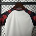25/26 Kids Flamengo Away White Kids Jersey Kit Short Sleeve (Shirt + Short)-2139697