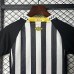 25/26 Kids Santos Laguna Away Black White Kids Jersey Kit Short Sleeve (Shirt + Short)-7937711